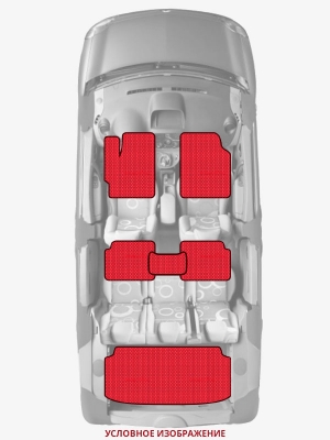 ЭВА коврики «Queen Lux» комплект для Volkswagen Jetta