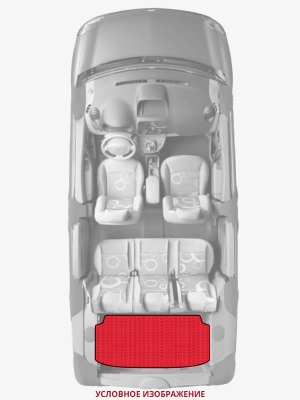 ЭВА коврики «Queen Lux» багажник для Jeep CJ